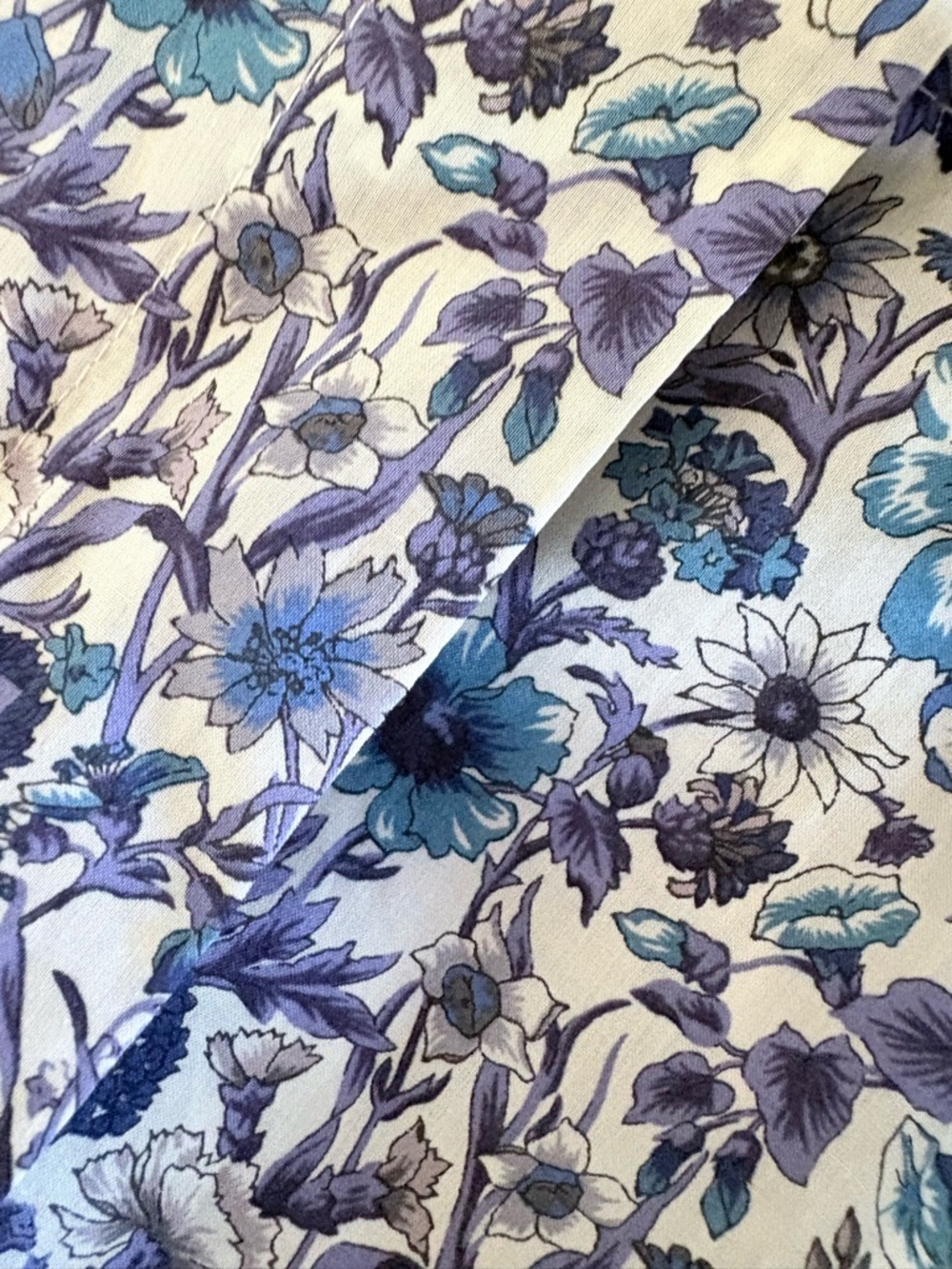 APOF Women’s Liberty Of London Betty Wrap Maxi Skirt Small S Purple Floral - Picture 3 of 7